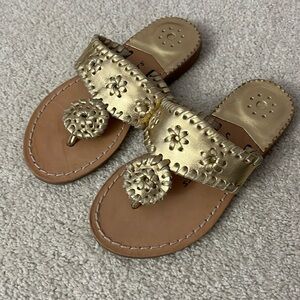 Jack Rogers Hamptons Kids 11 Gold